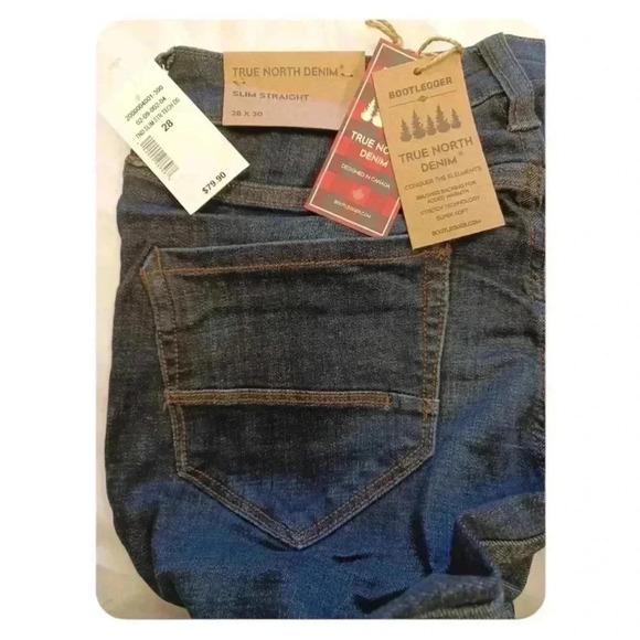 Bootlegger True North Slim Straight Jeans Size 28 - Picture 9 of 11